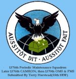 1376th PMS, later 1376th CAMRON, and even later 1370th OMS and FMS