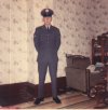 Wearing my own uniform in 1963