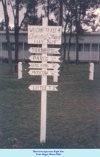 Direction sign at AST #4, Ethiopia