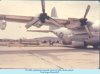 Unloading supplies at ground station near Addis Ababa