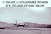 RB-50 inbound taxi after photo mission, Panama, 1957