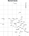 Map of Marshall Islands