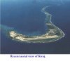 Aerial view of Kwajalien Atoll