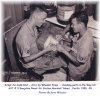 SSGT J.A. Judd-Instrument Repair, and A/1C Jerry Wheeler-Prop Maint., checking parts in Fly-Away Kit.