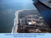 Aerial view from 1370th C-54 of missle launch, Cape Kennedy, FL, 1963